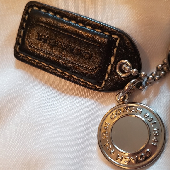 Coach Party Purse Silver & Black - Picture 3 of 9